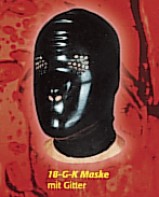 MASKE MIT AUGENGITTERN